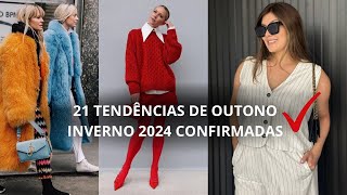 21 TÊNDENCIAS DE MODA OUTONO  INVERNO 2024 [upl. by Eynttirb]