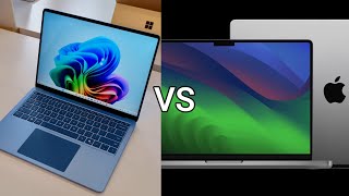 Microsoft Surface Laptop 7 vs Macbook Pro M3  Comparison [upl. by Nyllewell]