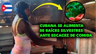 El Problema de la Comida en Cuba  Cubana come Raíces para Sobrevivir🇨🇺 [upl. by Dixil]