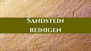 Sandstein Reinigung Stein Doktor Hamburg [upl. by Lebaron344]