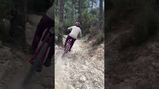 Crazy MTB clips🤯🤯 bike mtb mountainbikefails mtbcrash mountainbike mountainbikeskills [upl. by Ydennek]