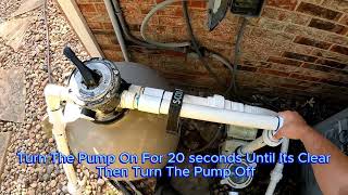 How To Backwash Your Pool Sand Filter diy tips poolservice poolmaintenance [upl. by Leirum]