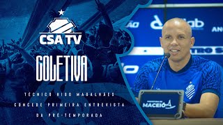 Coletiva com o técnico Higo Magalhães 131124  CSA TV [upl. by Kcireddor]