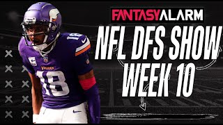 NFL DFS Week 10 DraftKings Top Picks amp Example Lineups [upl. by Moriarty840]