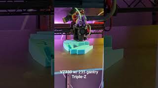 VZBot serial request triple Z 330 with 235 gantry [upl. by Leirej941]