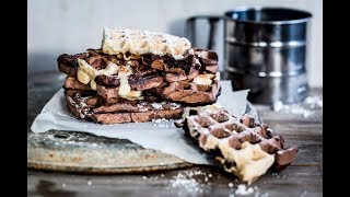 Vegane SchokoWaffeln I Quickies I FOODBOOM shorts [upl. by Weinreb672]