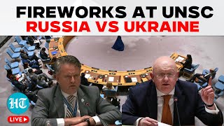 Russian And Ukrainian Envoys Clash At UN Security Council Meeting On Ukraine War  Putin  Kyiv [upl. by Sawyer]