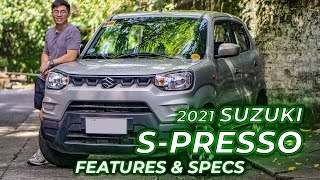 2021 Suzuki SPresso 10 GL MT  Features amp Specs [upl. by Orel]