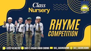 Rhyme Competition  Class Nursery rhymes rhymecompetition competition preschool [upl. by Rheingold]