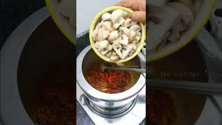 Mushroom kurma for pooriTasty recipe nikiskitchen [upl. by O'Neil]