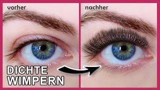 SOFORT dichte volle lange Wimpern mit diesen Trick  Thick Long Lashes [upl. by Kutzenco]