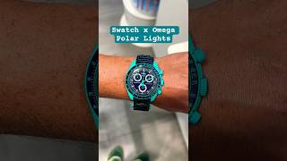 Swatch x Omega Mission on Earth Polar Lights swatch omega speedmaster [upl. by Manno122]