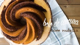 BOLO DE CENOURA COM NUTELLA [upl. by Ermine]