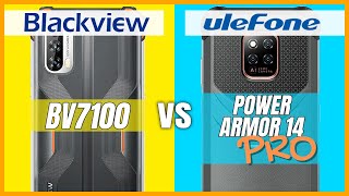 Blackview BV7100 vs Ulefone Power Armor 14 Pro Best Rugged Phone Comparison [upl. by Helbonnah]