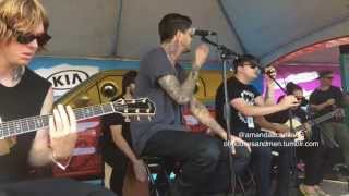 Of Mice amp Mens first acoustic set Warped Tour NY [upl. by Jer998]