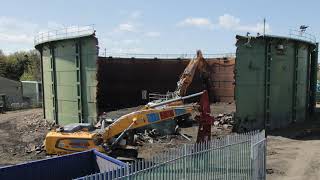 TDS  Time Lapse Gas Holder Dismantling [upl. by Tiersten]