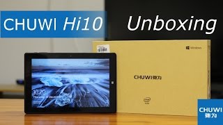 Chuwi Hi10 Unboxing Hands on First Impressions [upl. by Charley]