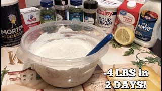 QUICKEST WAY TO LOSE WEIGHT 4 POUND WEIGHT LOSS IN 2 DAYS DOING KETO  KETO RANCH RECIPE [upl. by Irol]