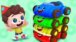 Put Away Your Toy Cars Baby  Good Habits  Learn Colors  Nursery Rhymes amp Kids Songs  BabyBus [upl. by Yelkrab]