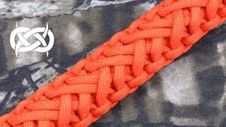 How to make a Single Strand Solomon Turkshead Paracord Bracelet [upl. by Inava762]