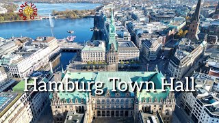 The majestic Hamburg Town Hall  Germany 🇩🇪 Hamburg Rathaus Deutschland [upl. by Josefina]