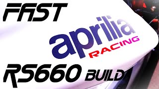 How to Build a Fast RS660 Supertwin project showing the tricks for making an Aprilia really perform [upl. by Neetsirhc823]