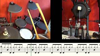 JeanLouis Aubert Puissestu Drum Cover pdf Score free for beginners [upl. by Aneehsor]