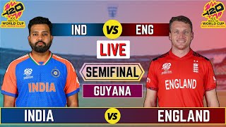 India vs England live T20 World Cup 2nd Semifinal  IND vs ENG Live Match Today [upl. by Bing]