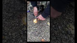 Ferro Rod Vs Lighter bushcraftfamily [upl. by Natsyrt]