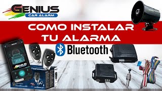 COMO INSTALAR UNA ALARMA BLUETOOTH GENIUS [upl. by Selin]