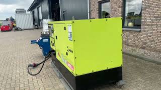 Gesan DPR 45 Perkins Leroy Somer 45 kVA Silent Rental generatorset stocknr 5784 [upl. by Yulma600]