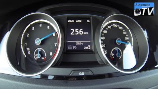 2015 Volkswagen Golf 7 R 300hp  0257 kmh acceleration 1080p [upl. by Nochur530]