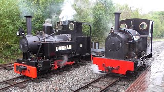 Apedale Valley Light Railway  Steam Gala 2021  Apedale Heritage Centre Station [upl. by Anila]