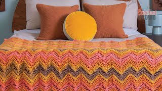 Crochet Rocky Ripple Blanket [upl. by Niarb]