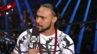 Interview Keith Thurman and Amir Khan  Mayweather vs Maidana 2 [upl. by Aromat]