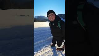 ❄️ das Ende 😂😂 bremseeen Traumtag am Spitzing Firstalm rodeln insta360x3 🛷 [upl. by Cyb914]