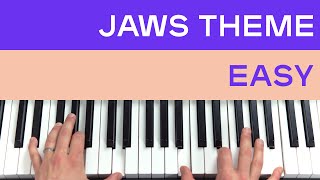 How to play the Theme From Jaws on the piano  Playground Sessions [upl. by Iruyas788]