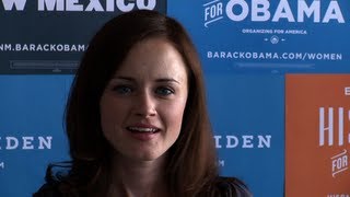 Alexis Bledel at OFA New Mexico Make Your Voice Heard [upl. by Mareah29]