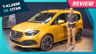 Neue Mercedes TKlasse 2022 vs Citan Small Van im Test amp Vergleich Citan  Review  Preis [upl. by Dorise28]