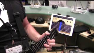 NAMM Jamstik Wireless MIDI Guitar Controller [upl. by Ahsinrats]