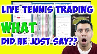 Tennis Trading with full commentary Method explained  TradeShark [upl. by Cariotta]