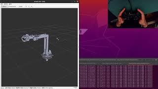 ROS MoveIt  Move Group Interface with Joystick Controls [upl. by Adieren]