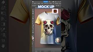 MAQUETA  MOCK UP ILLUSTRATOR 2025 shorts [upl. by Harod713]