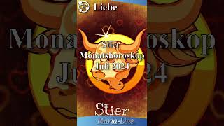 Stier LIEBE ❤️ Horoskop Juli 2024 [upl. by Ailime]