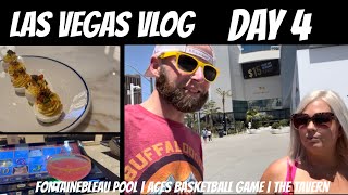 LAS VEGAS VLOG  DAY 4  POOL DAY  LAS VEGAS ACES BASKETBALL GAME  RESORTS WORLD GAMBLING [upl. by Melosa743]