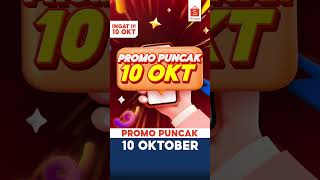 Promo Brand Terbesar Hanya 1 Hari  10 Oktober Promo Puncak Shopee 1010 Brands Festival [upl. by Shirlee463]