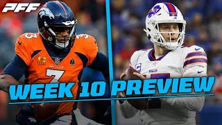 Broncos vs Bills Week 10 Matchup  PFF [upl. by Menard]