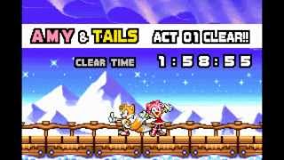 Sonic Advance 3  Part 5 Twinkle Snow Zone [upl. by Sivehc]