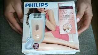 Depilator PHILIPS Satin Soft  unboxing unpacked [upl. by Liva669]