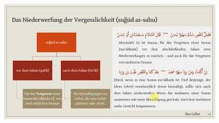 Maliki Fiqh Basics 21  Korrektur des Gebets bei Vergesslichkeit Suǧūd asSahū [upl. by Edlun929]